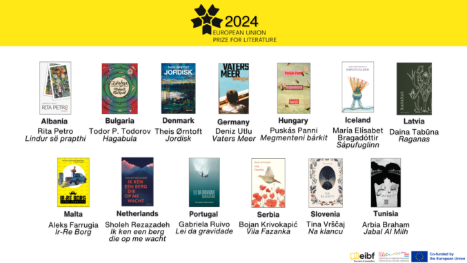 Cena Európskej únie za literatúru oznamuje nominácie na rok 2024