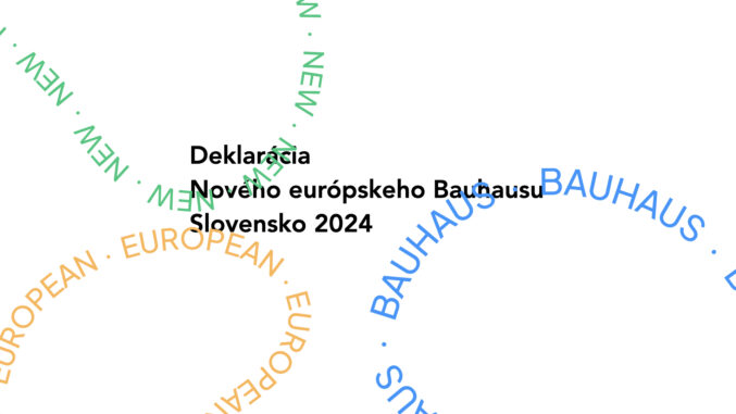 Nový Európsky Bauhaus a výzvy Horizont Európa