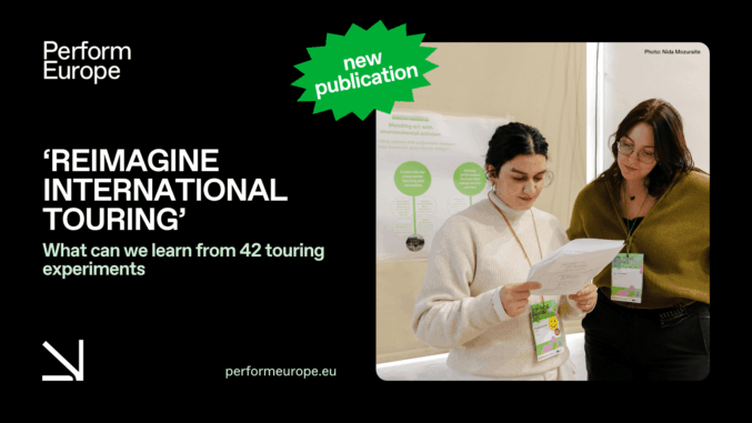 Perform Europe Guidebook zhŕňa poznatky z&nbsp;nových foriem medzinárodného touringu