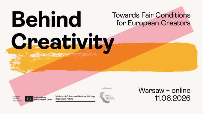 Konferencia Behind Creativity: Towards Fair Working Conditions for European Creators