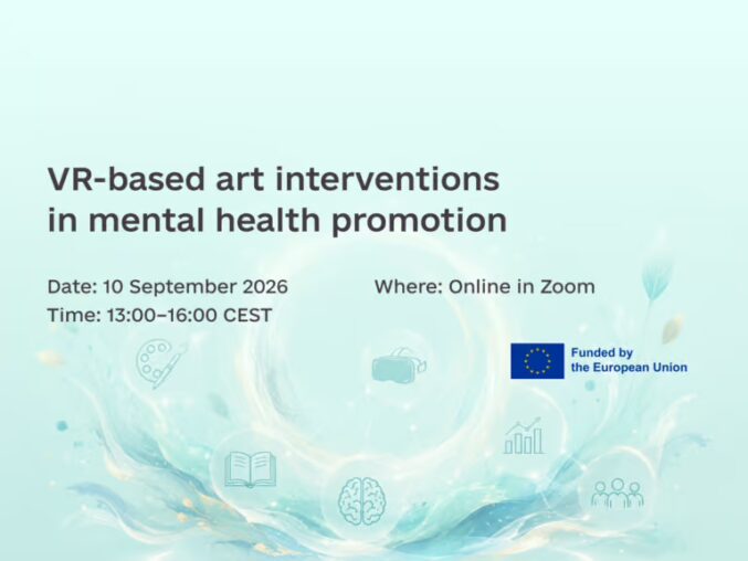 ART4MENTAL Think Tank: VR-based art interventions in mental health promotion