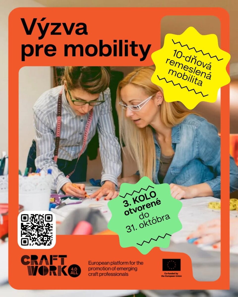 Otvorená výzva Craft mobilities – 3.&nbsp;kolo